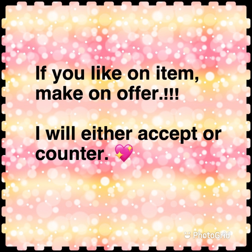 Feel free to make on offer 😄